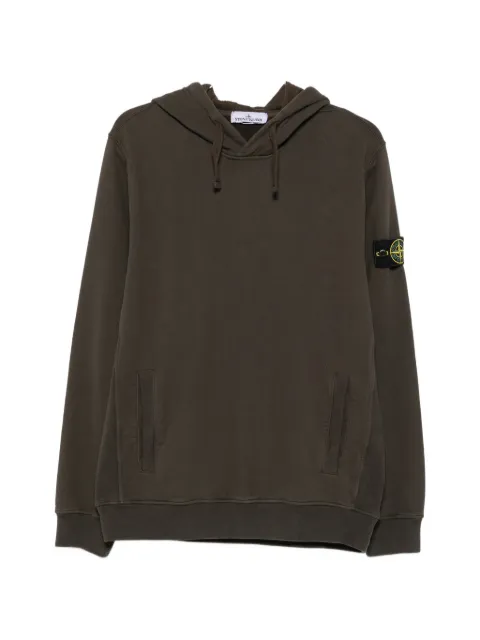 Stone Island logo-patch hoodie