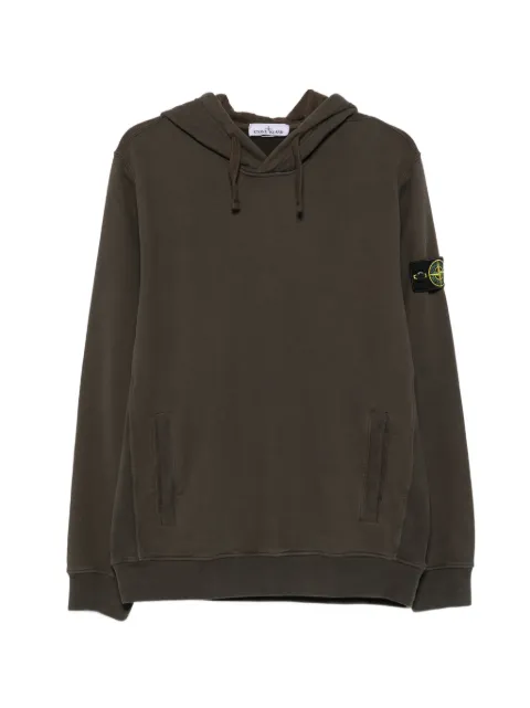 Stone Island sudadera con capucha y parche Compass