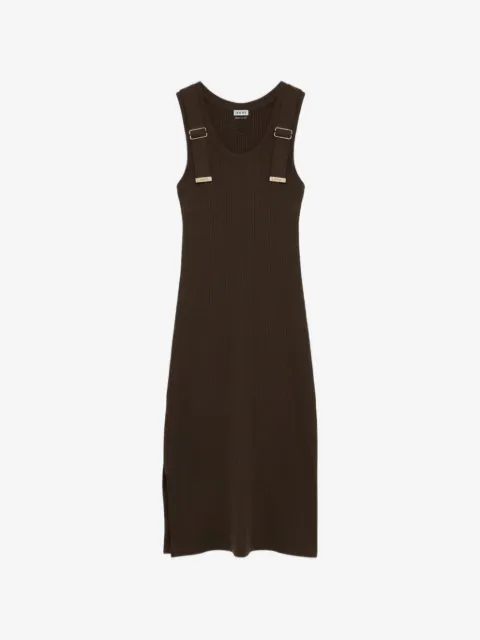 LOEWE Abito midi con fibbia