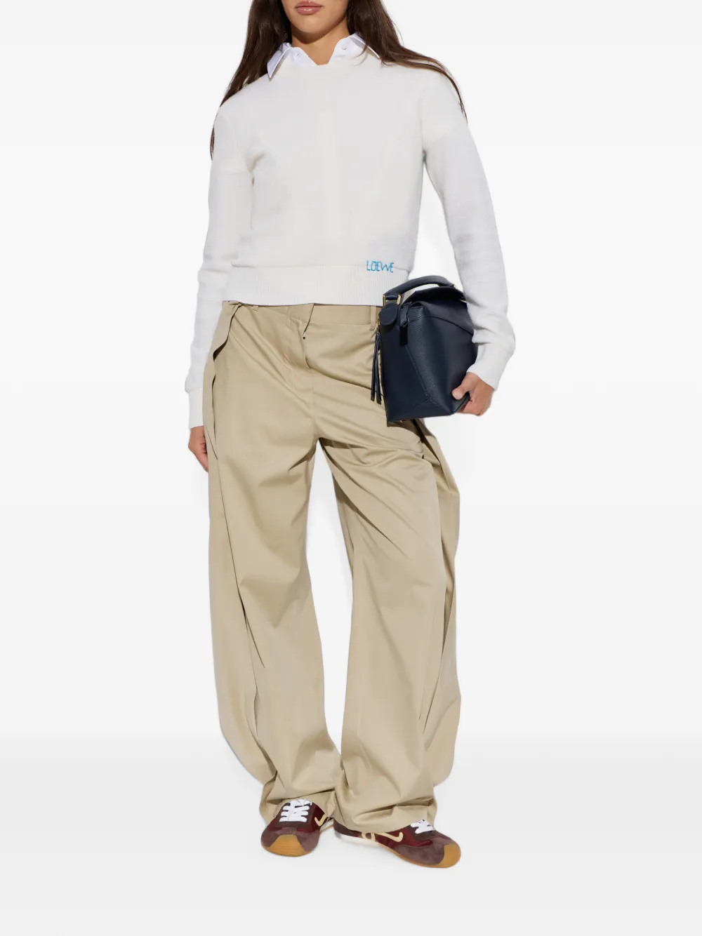 LOEWE Wollen trui Beige