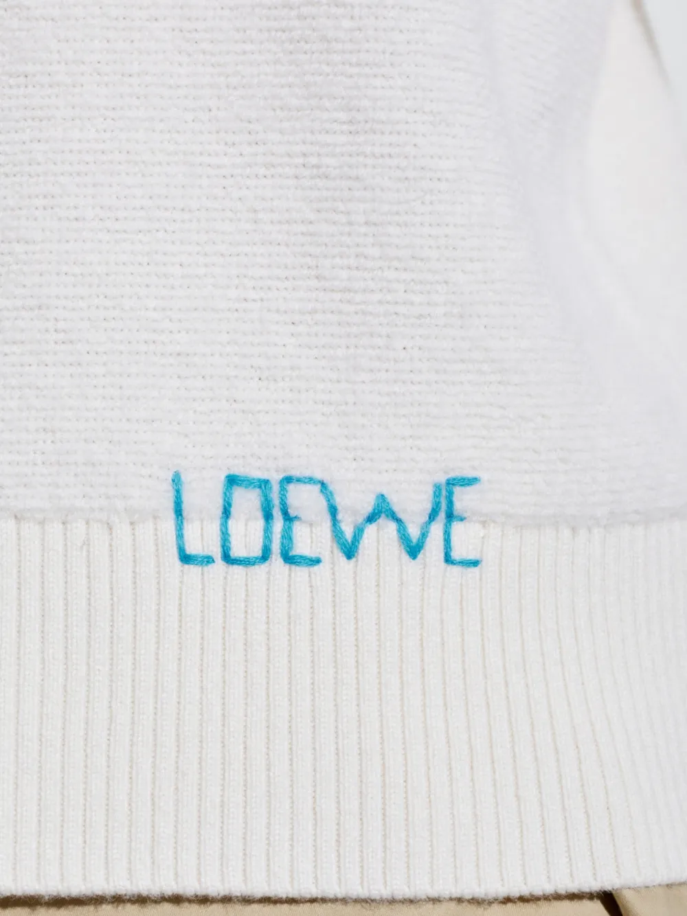 LOEWE Wollen trui Beige