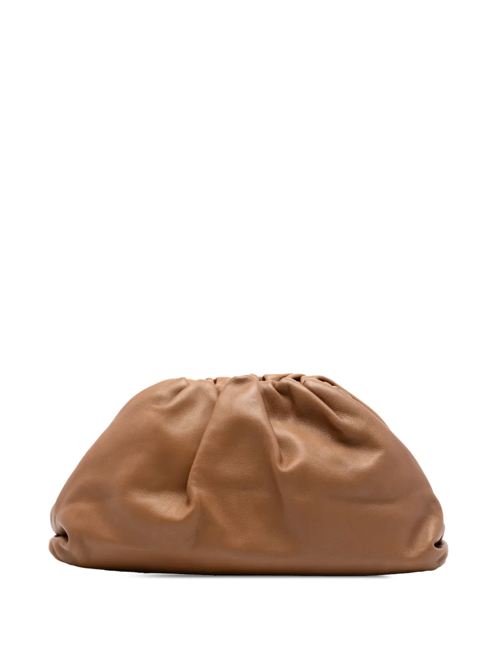 Bottega Veneta Pre-Owned 2012-2026 Lambskin The Pouch clutch bag - Braun