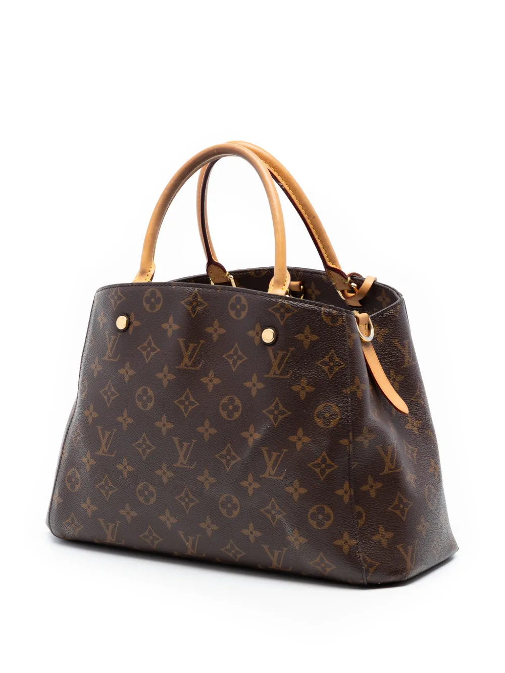 Louis Vuitton Pre-Owned 2016 Monogram Montaigne MM Satchel | Brown