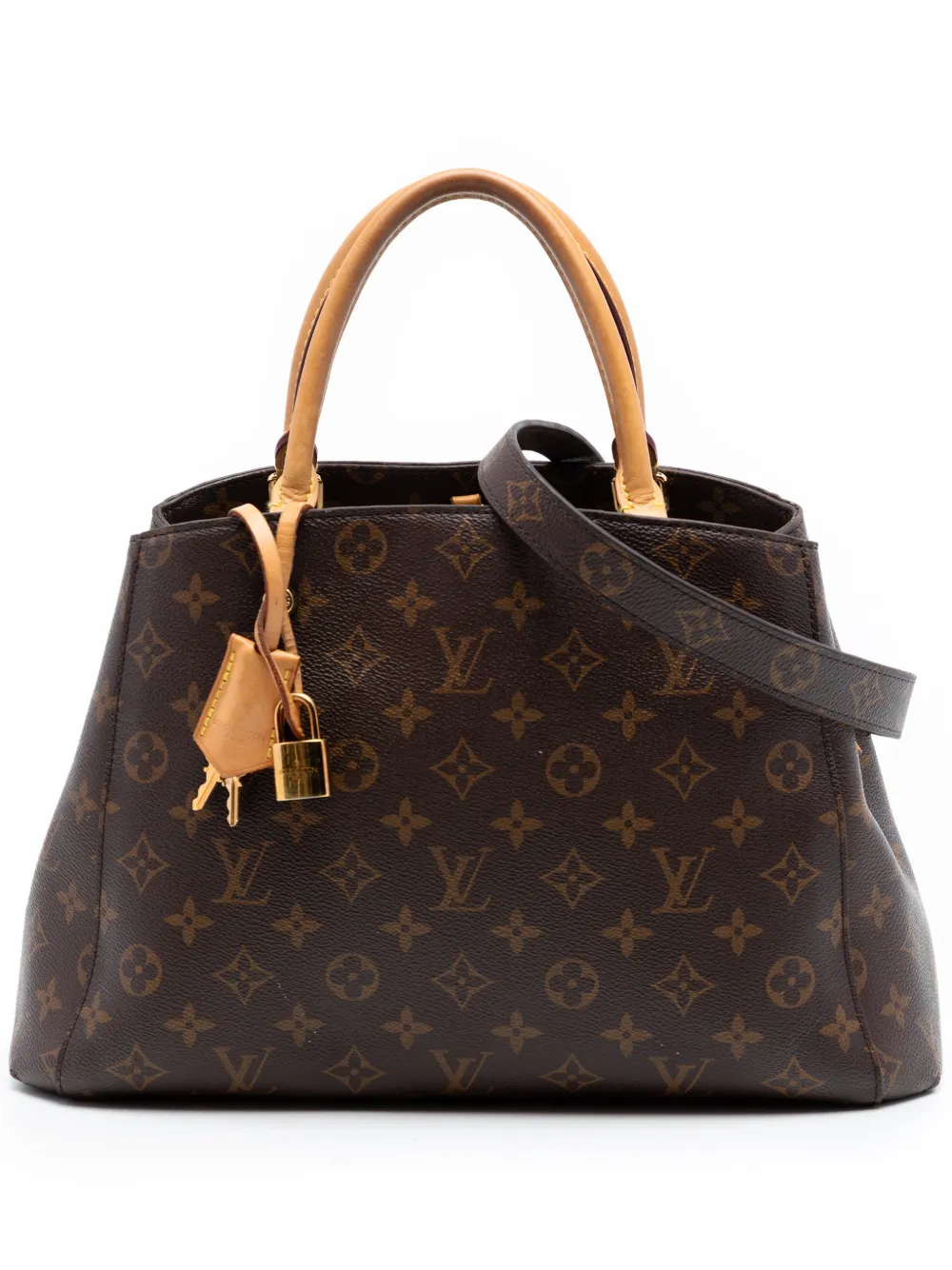 Louis Vuitton Pre-Owned 2016 Monogram Montaigne MM satchel - Marrone