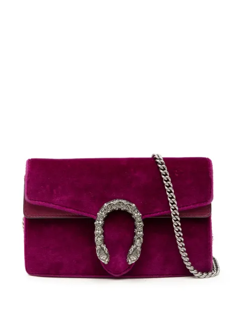 Gucci Pre-Owned bolsa crossbody Dionysus mini en terciopelo 2016-2026