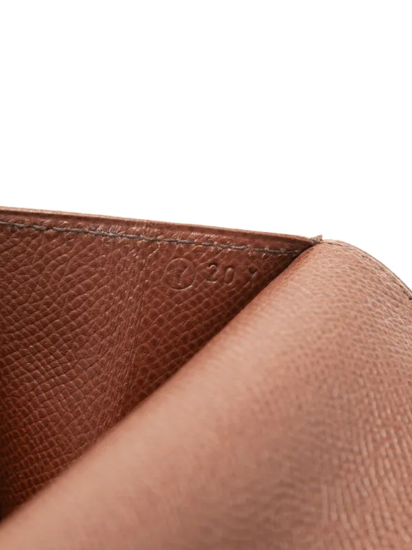Hermès Pre-Owned 1995 Courchevel Jet Pochette Clutch Bag | Brown