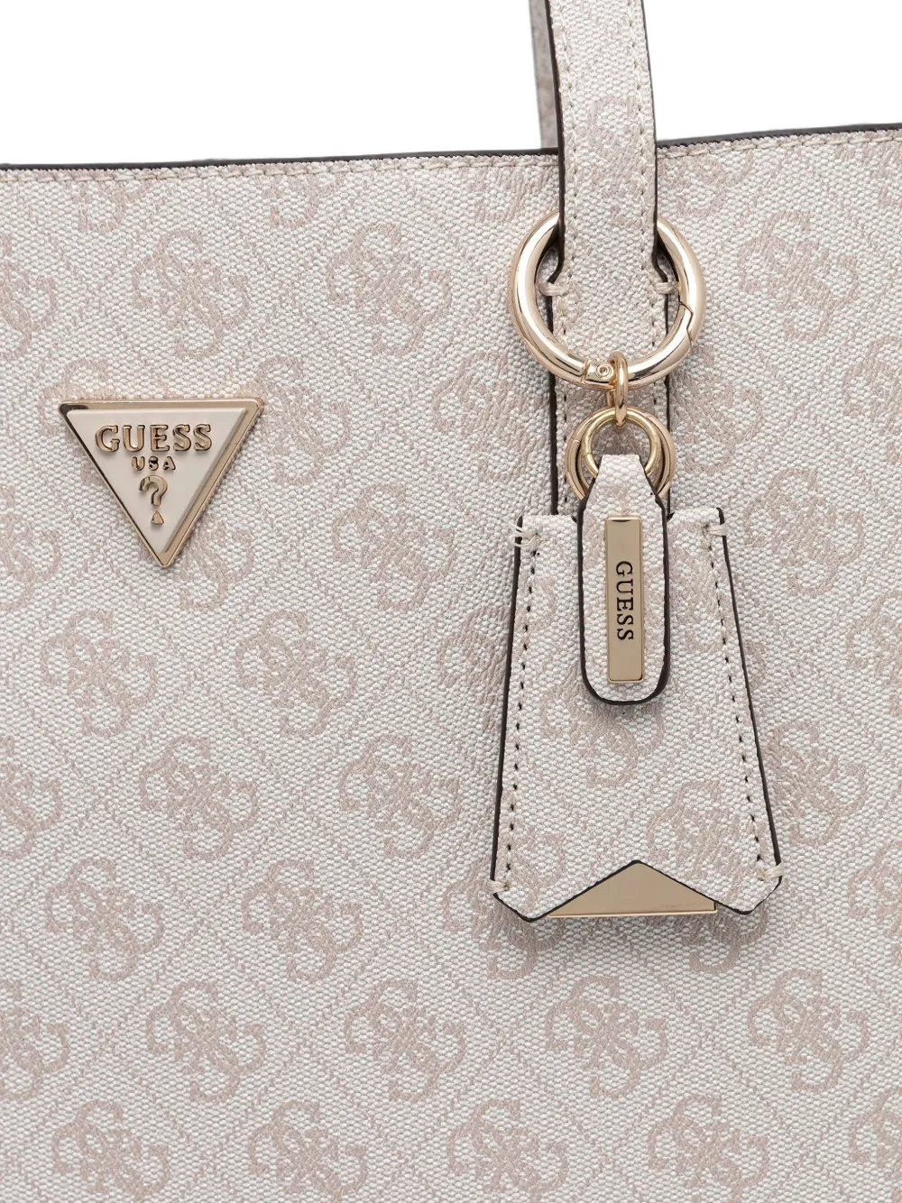GUESS USA Shopper met logoprint Beige