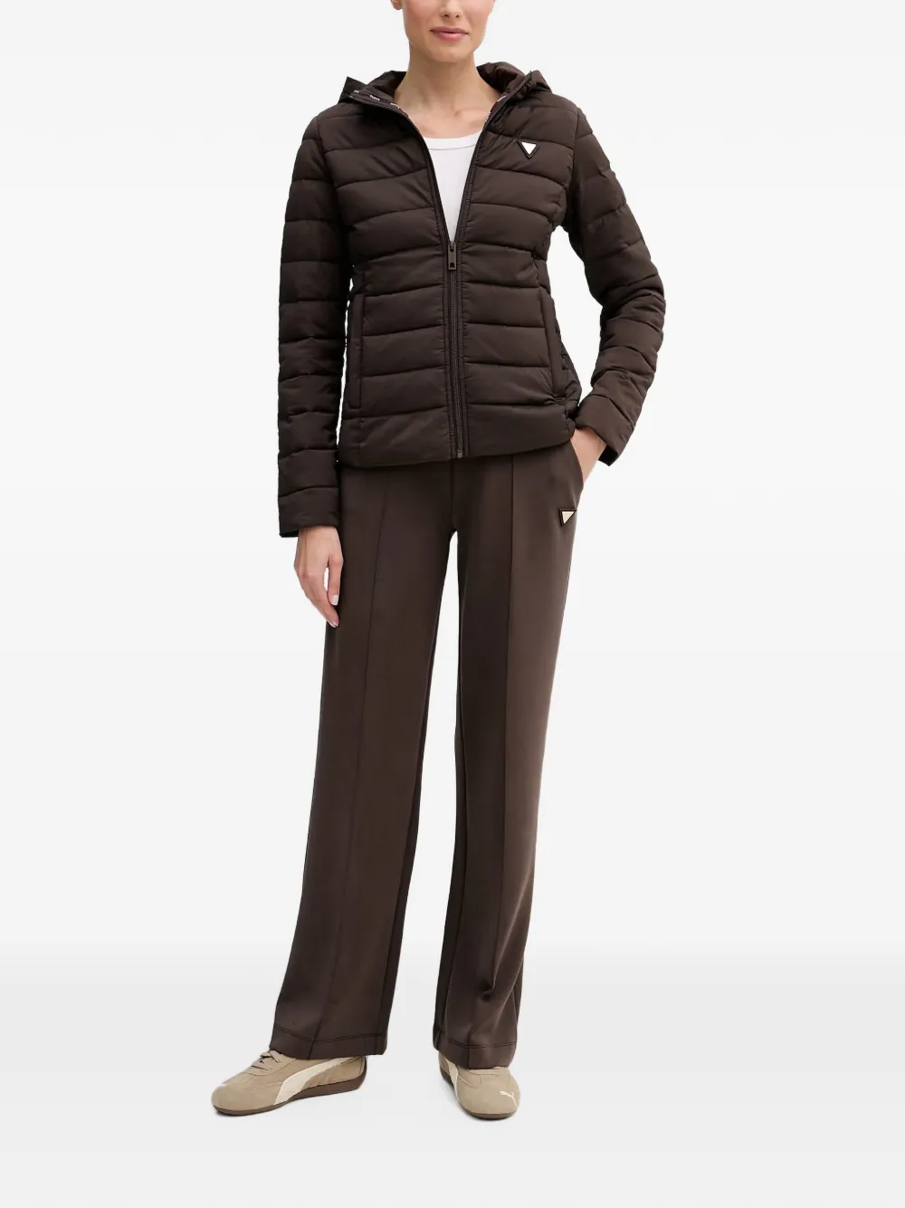 GUESS USA quilted hooded jacket Bruin