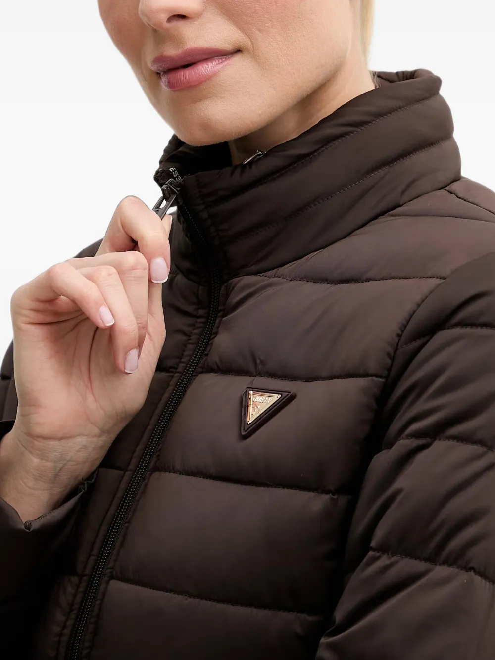 GUESS USA quilted hooded jacket Bruin