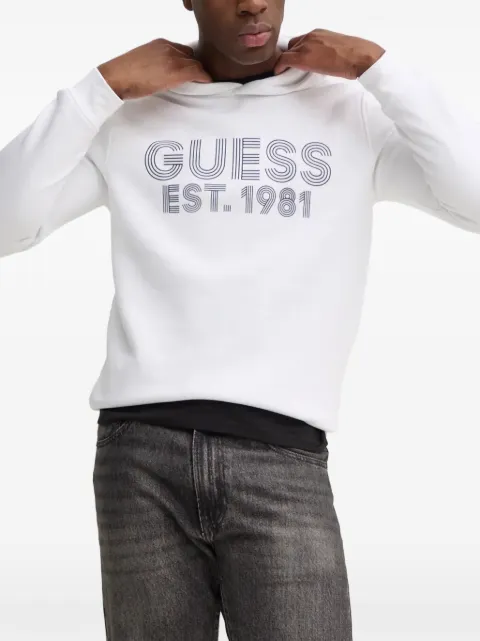 GUESS USA logo-print hoodie