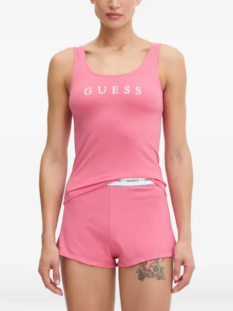 GUESS USA Carrie logo-print pajamas