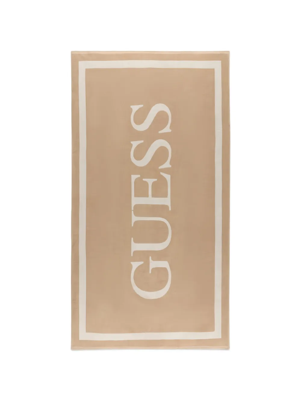 GUESS USA logo beach towel