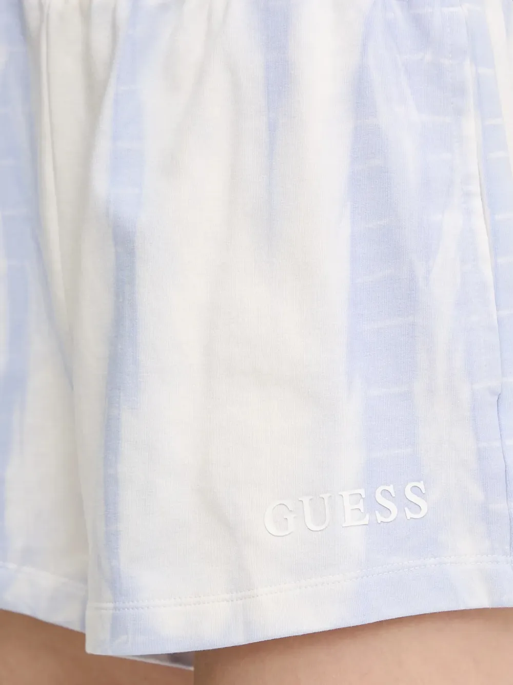 GUESS USA Shorts met logoprint Wit