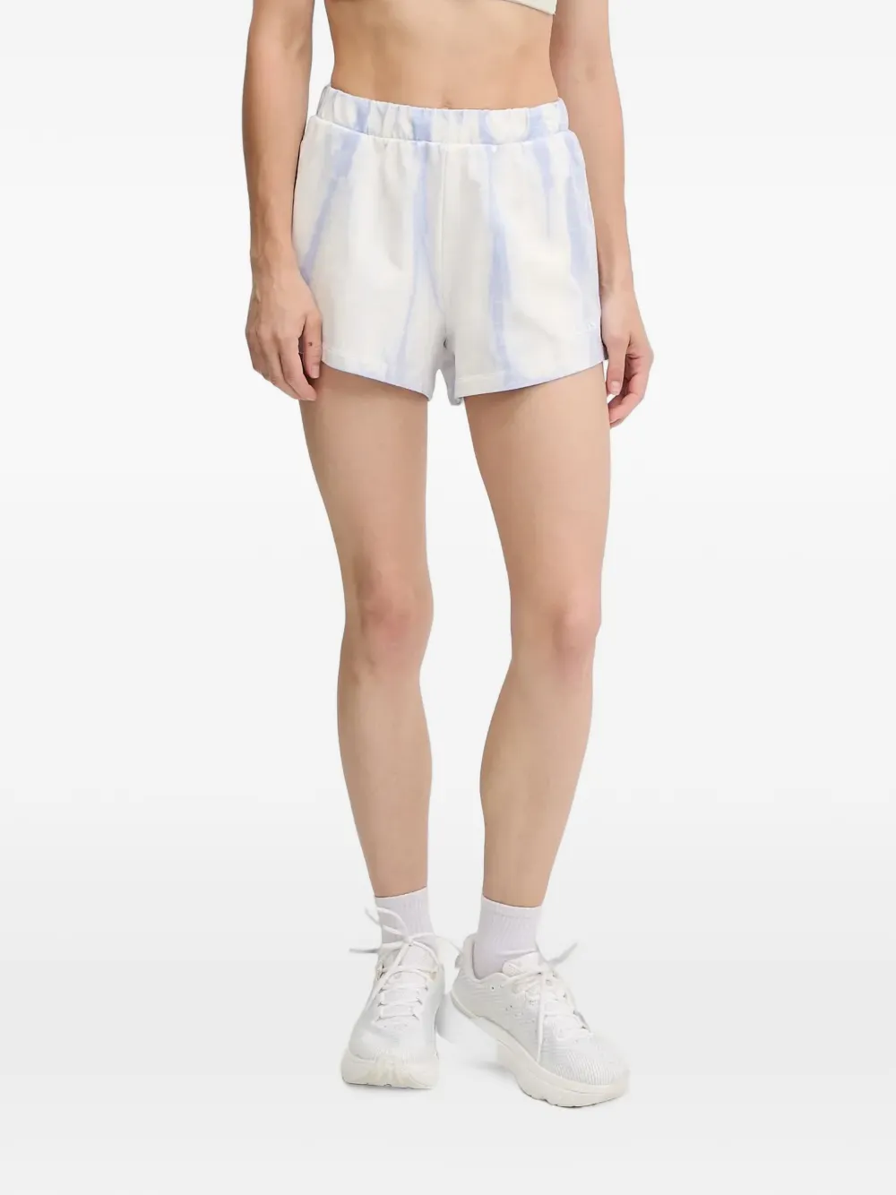 GUESS USA Shorts con fantasia tie dye - Bianco