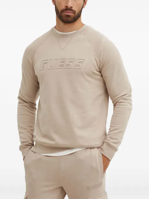 GUESS USA Maglione Aldwin con logo goffrato