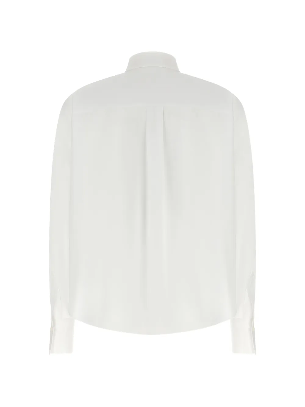 Brunello Cucinelli Cropped blouse met monile afwerking Wit