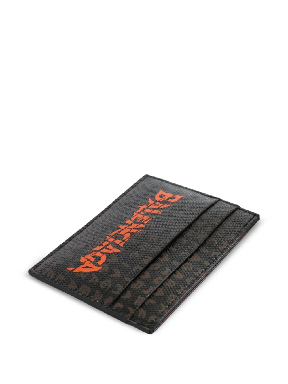 Balenciaga Pasjeshouder met logoprint Zwart