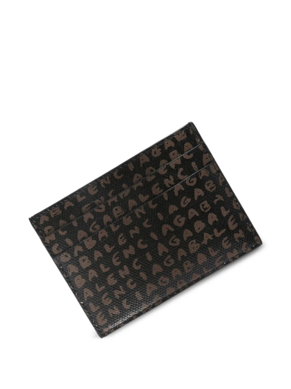 Balenciaga Pasjeshouder met logoprint Zwart