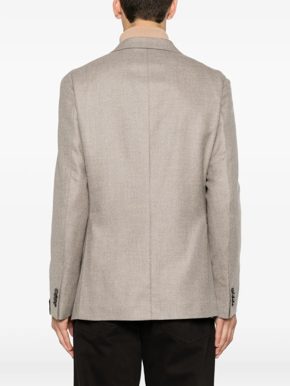 Caruso Aida blazer met dubbele rij knopen Beige