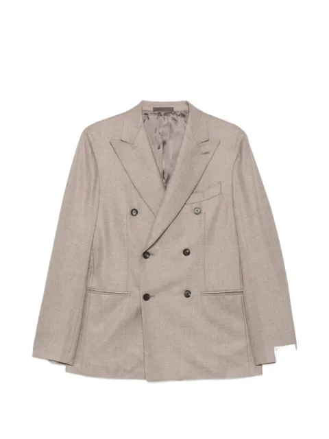Caruso Aida double-breasted buttoned blazer