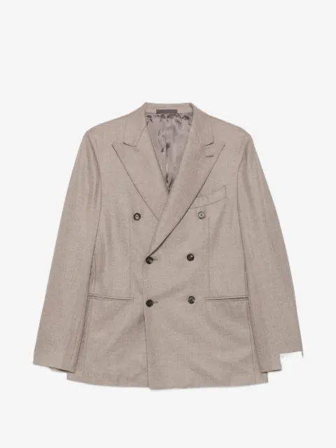 Caruso Aida double-breasted buttoned blazer