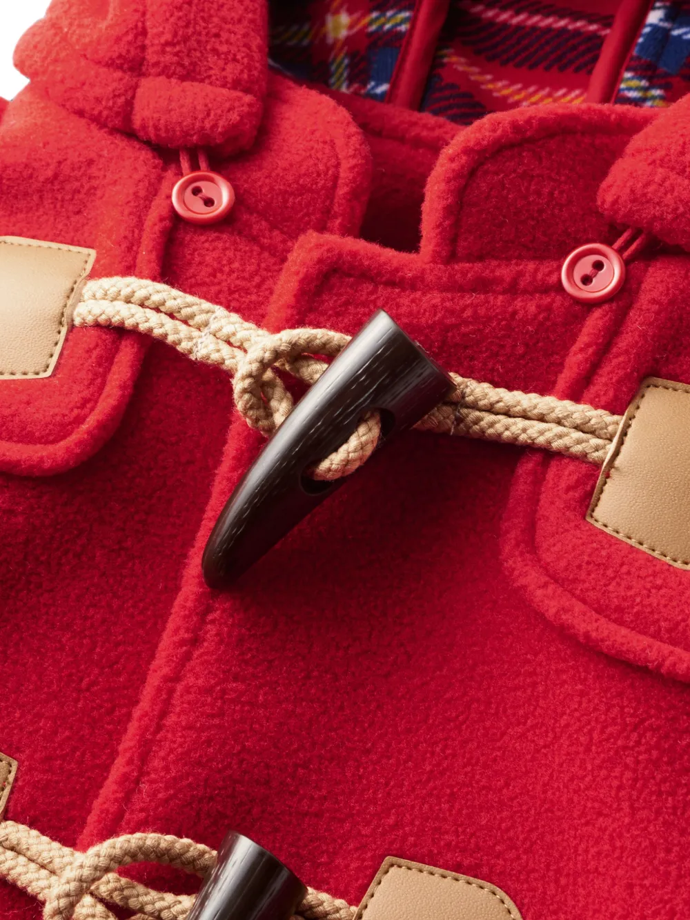 Miki House Jas met capuchon Rood