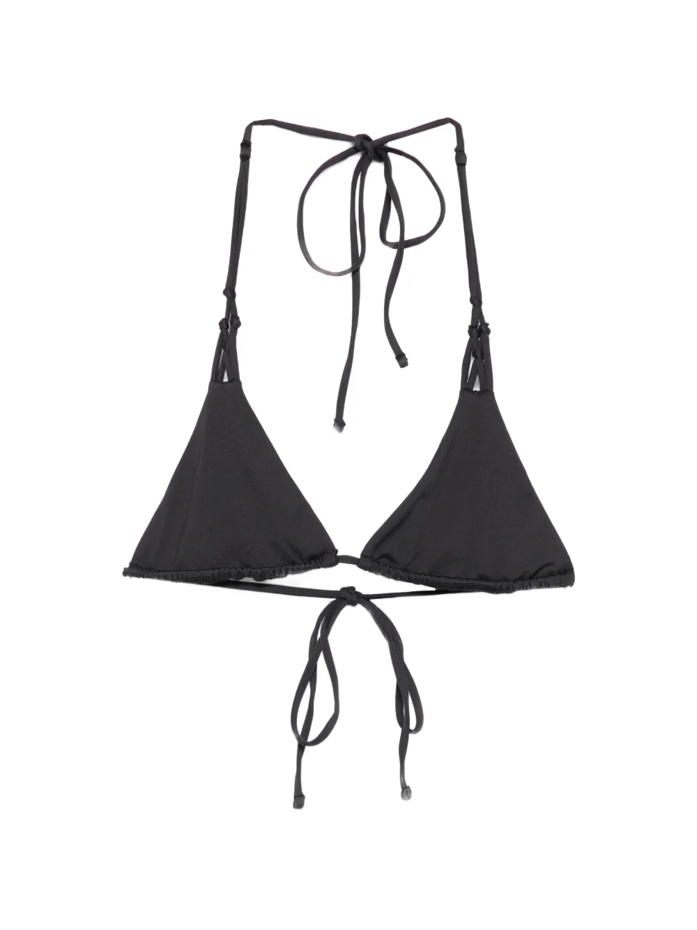 Frankies Bikinis x Jennie Encore triangle bikini top - Nero