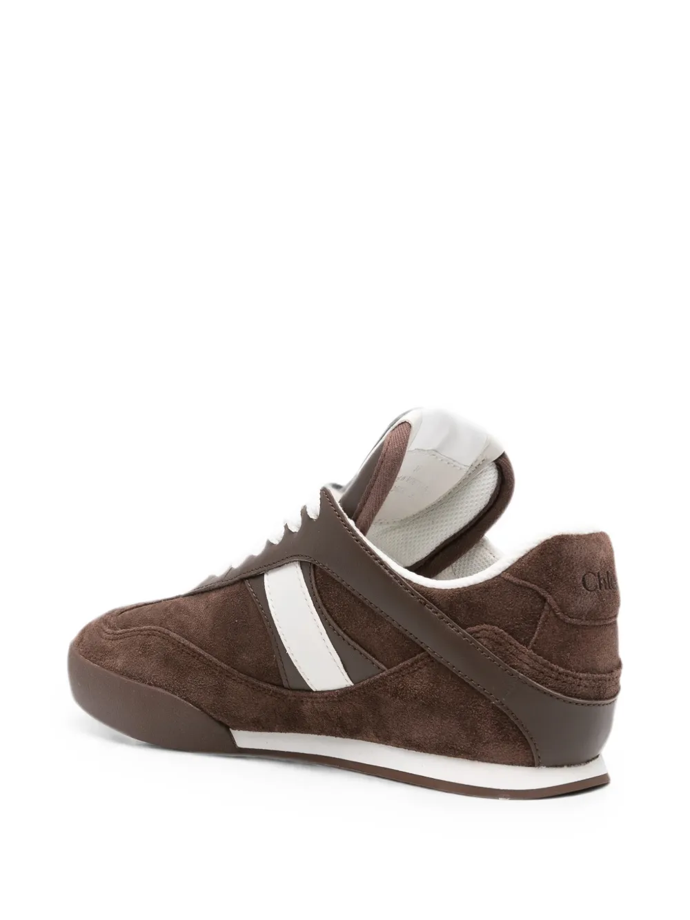 Chloé suede panelled sneakers Bruin