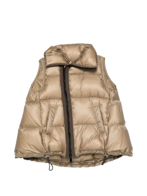 sacai quilted puffer gilet