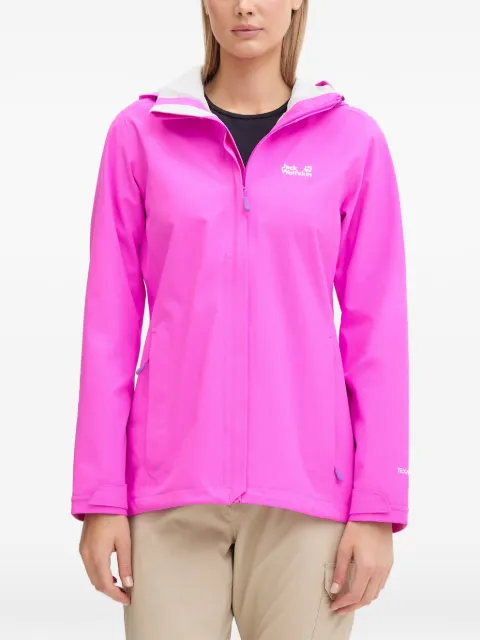 JACK WOLFSKIN Trailtime hooded rain jacket