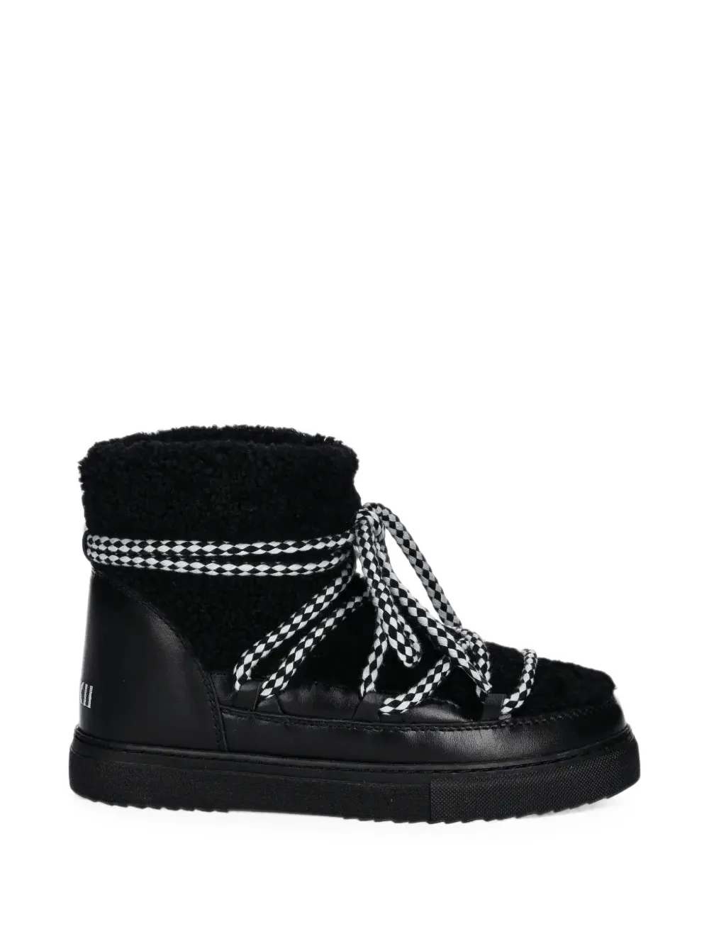 Inuikii shearling-trim ankle boots