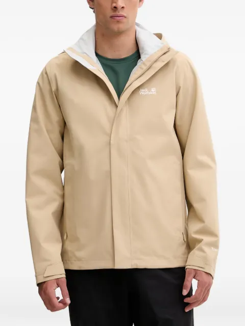 JACK WOLFSKIN Trailtime logo-print hooded performance jacket