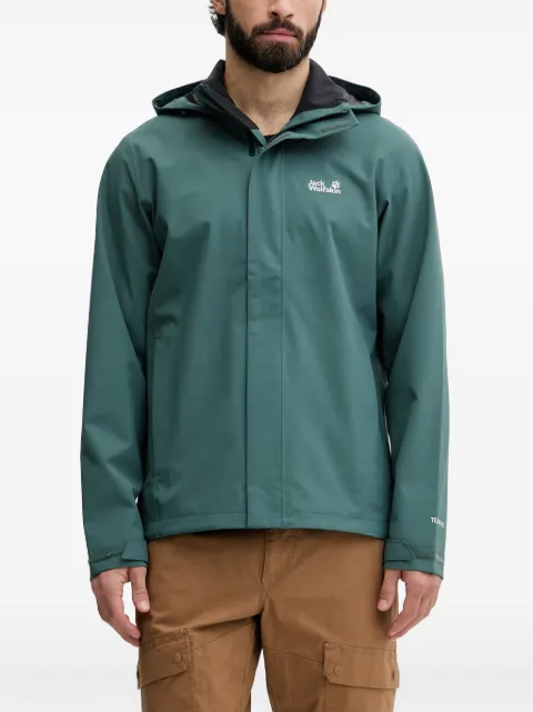 JACK WOLFSKIN Trailtime 2L hooded logo-print jacket