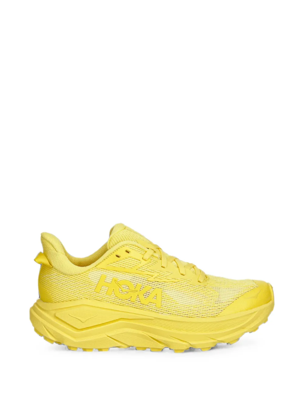 HOKA Challenger 8 logo-print mesh sneakers - Giallo