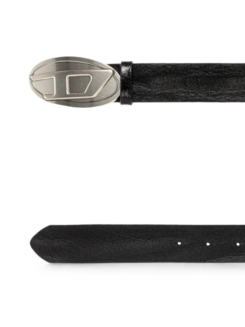Diesel B-1DR 2.0 leren riem Zwart