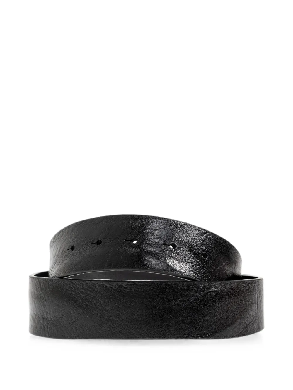 Diesel B-1DR 2.0 leren riem Zwart