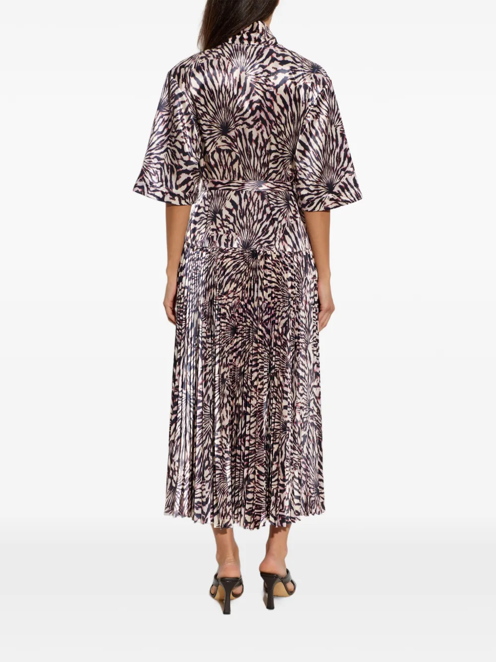 Ulla Johnson Jurk met abstracte print Roze