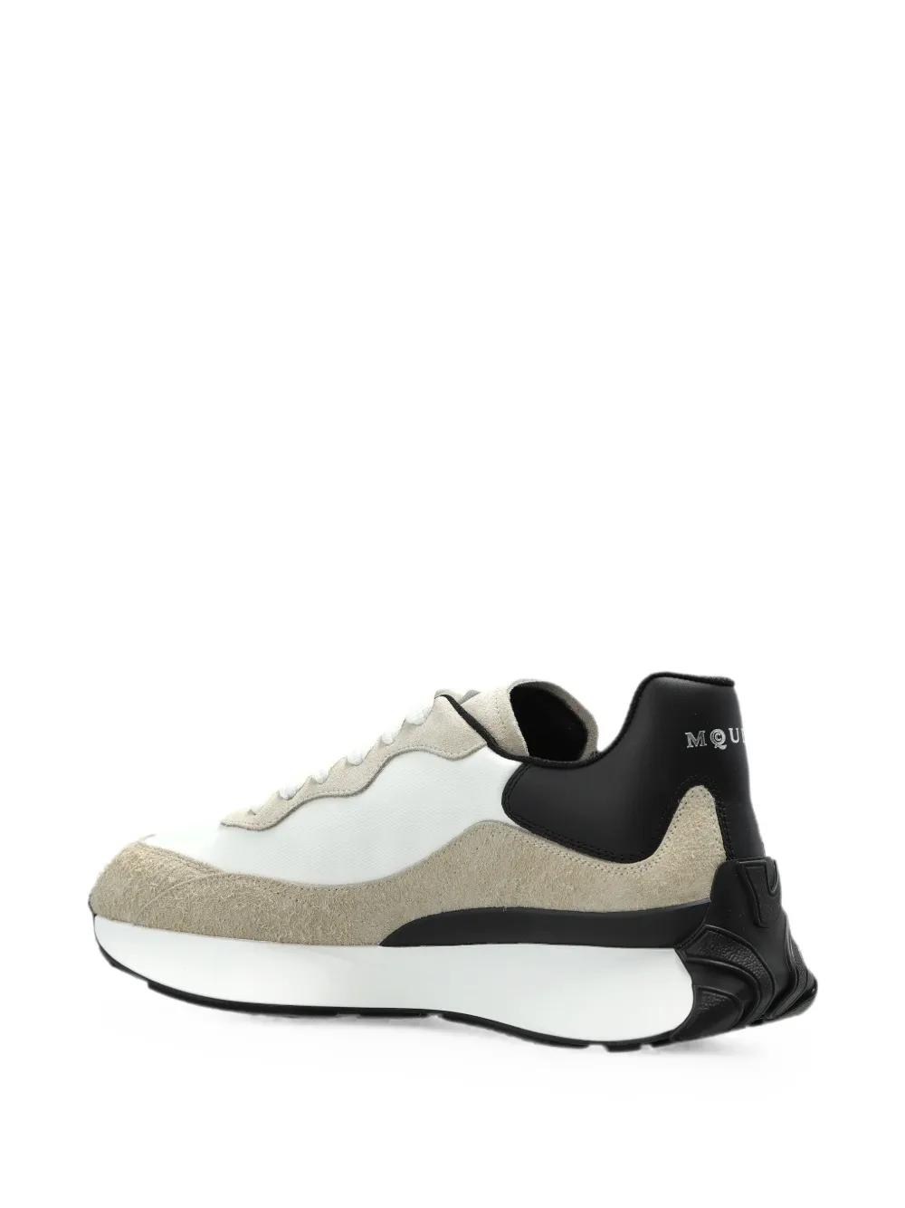 Alexander McQueen logo-embossed panelled sneakers Wit