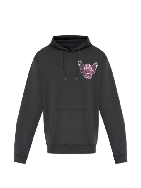 Diesel graphic-print drawstring hoodie