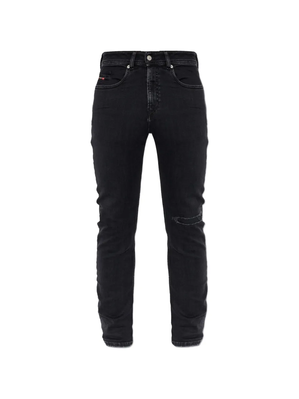 Diesel Jeans Sleenker con effetto vissuto 1979 - Nero