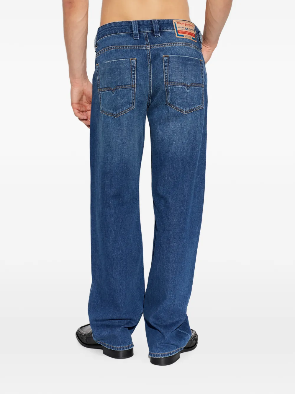 Diesel 1980 D-Eeper gerafelde jeans Blauw