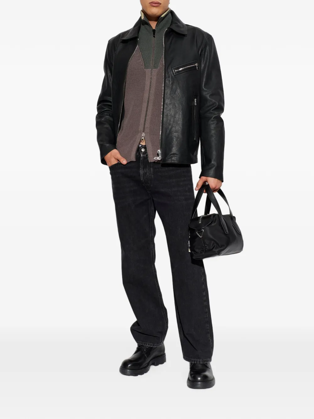 Diesel 1980 D-Eeper straight jeans Zwart