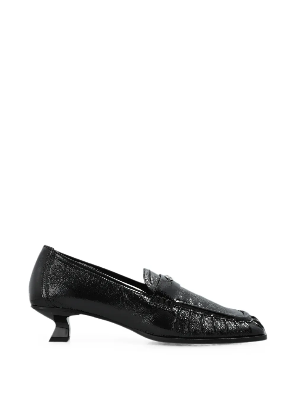 Diesel D-Amber lakleren pumps Zwart