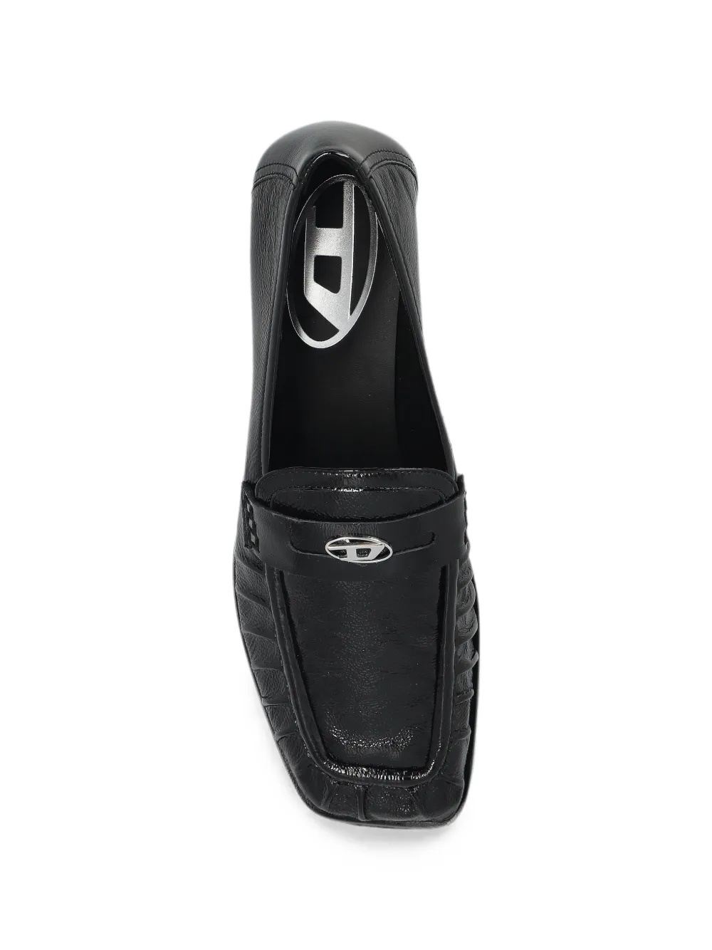 Diesel D-Amber lakleren pumps Zwart