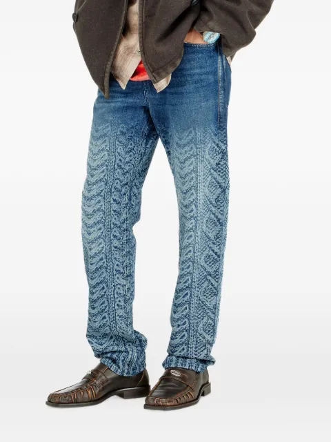 Diesel Calça jeans com estampa D-Macs-S8 2024