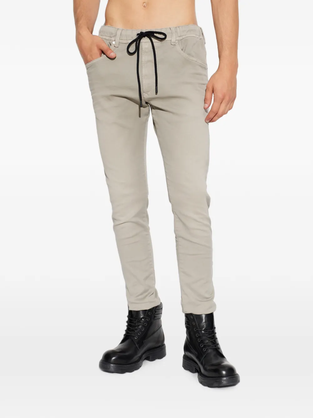 Diesel E-Krooley broek met trekkoord Beige