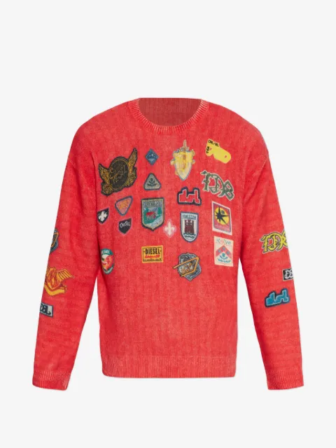 Diesel K-Patcy patch-detail sweater