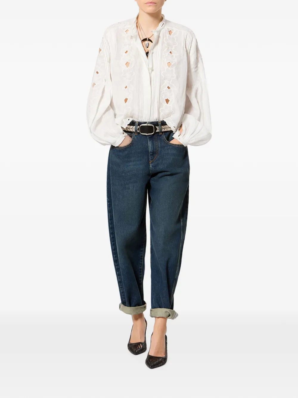 ISABEL MARANT Rubra top Wit
