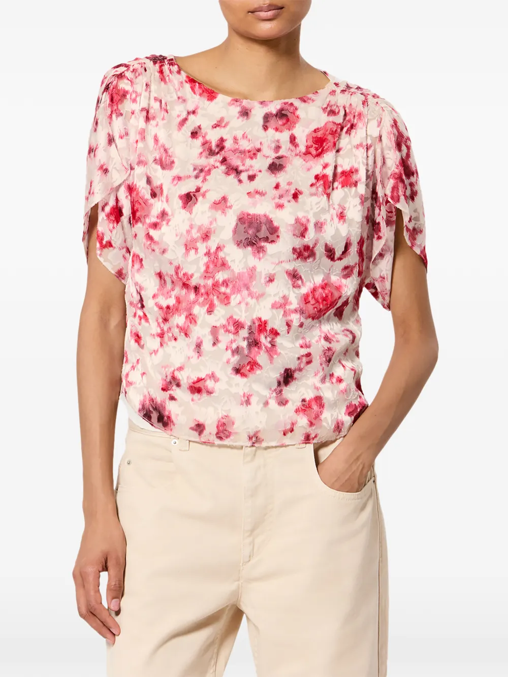 ISABEL MARANT Hervane top - Toni neutri