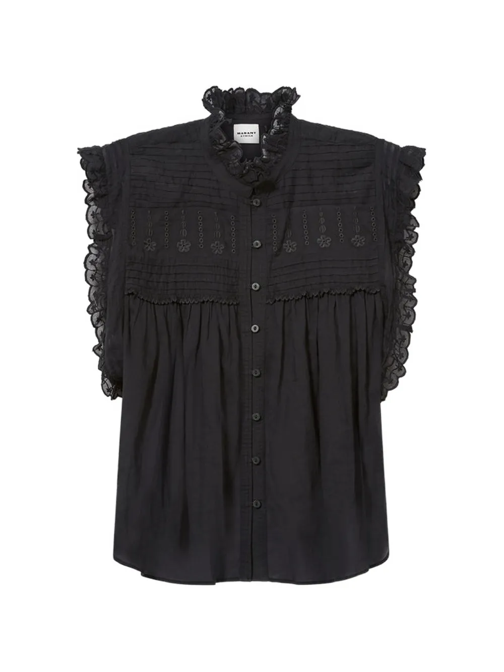 MARANT ÉTOILE Dersia top - Nero